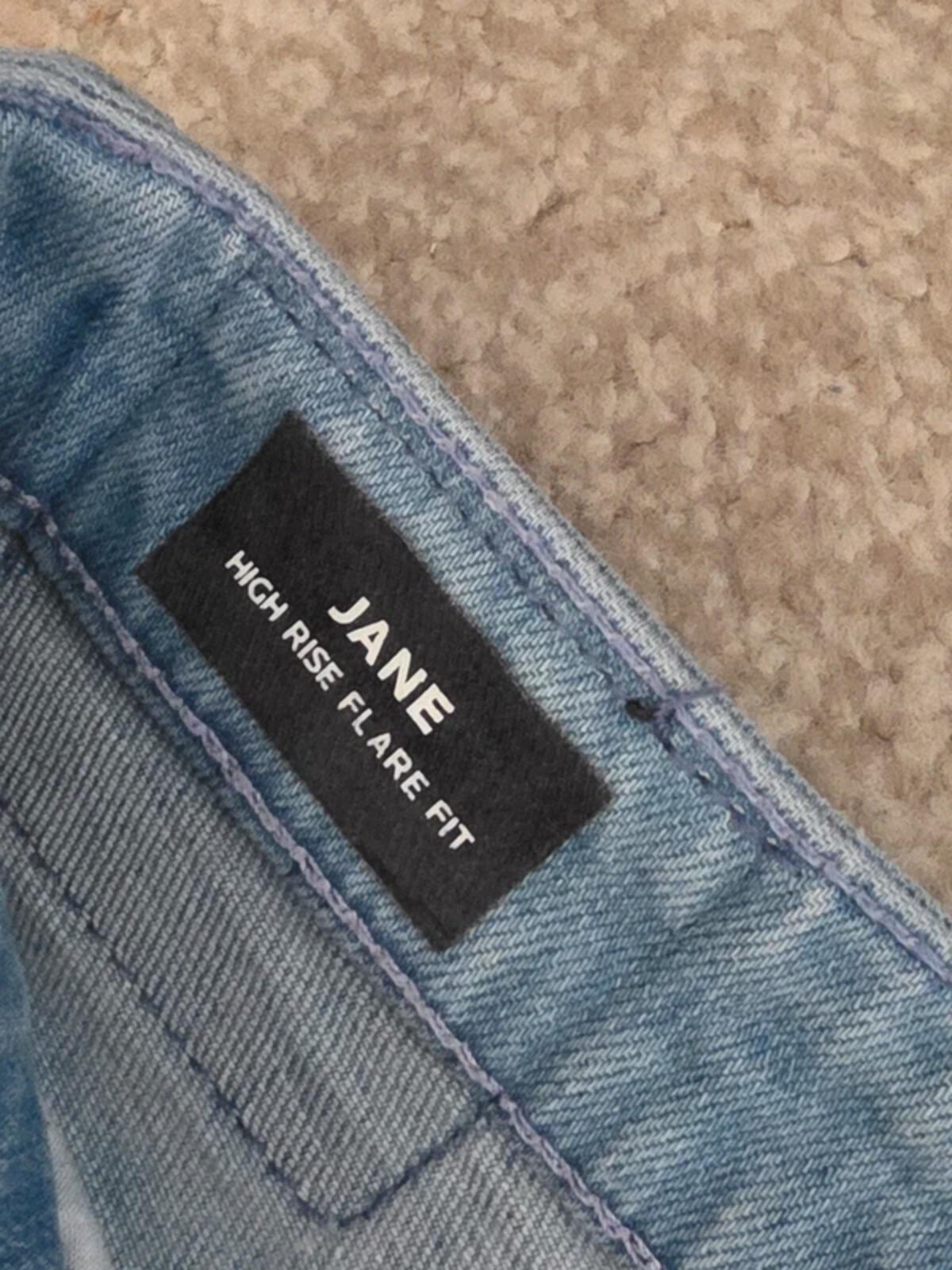 Denham High Rise Flared Jeans UK Size 8