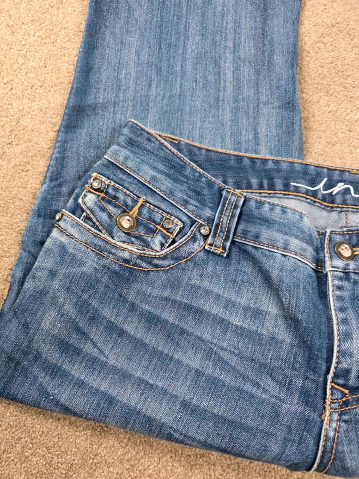 Vintage Y2K INC Denim Curvy Fit Bootcut Jeans UK Size 12
