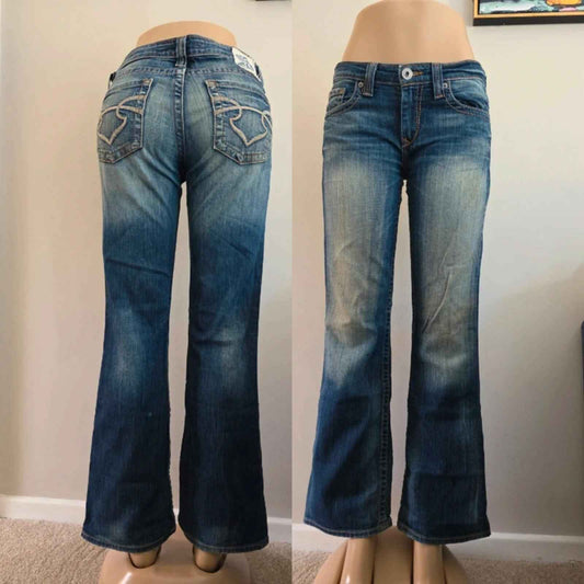 Big Star Low Rise Bootcut Vintage Y2K Jeans UK Size 10 Petite