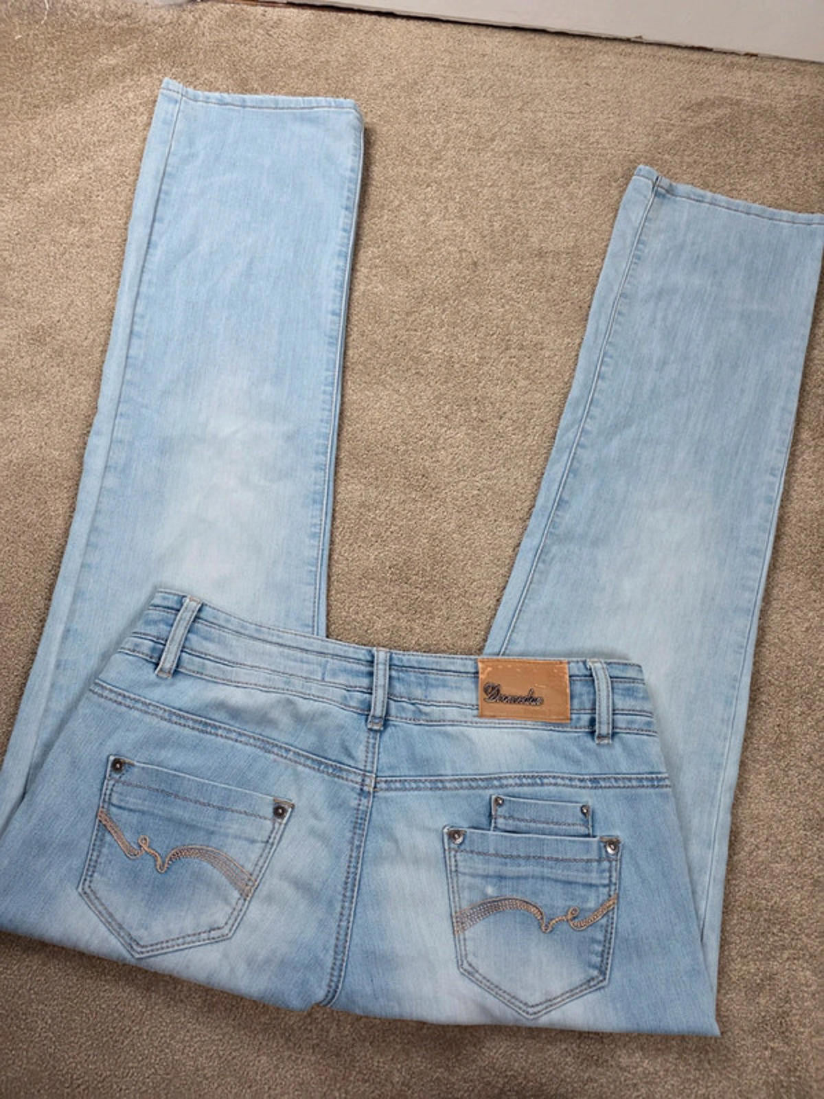 Vintage Y2K Dromedar Low Rise Straight Jeans UK Size 14