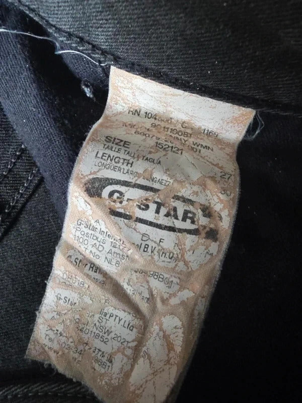 G-Star Low Rise Slim Vintage Y2K Jeans UK Size 6/8