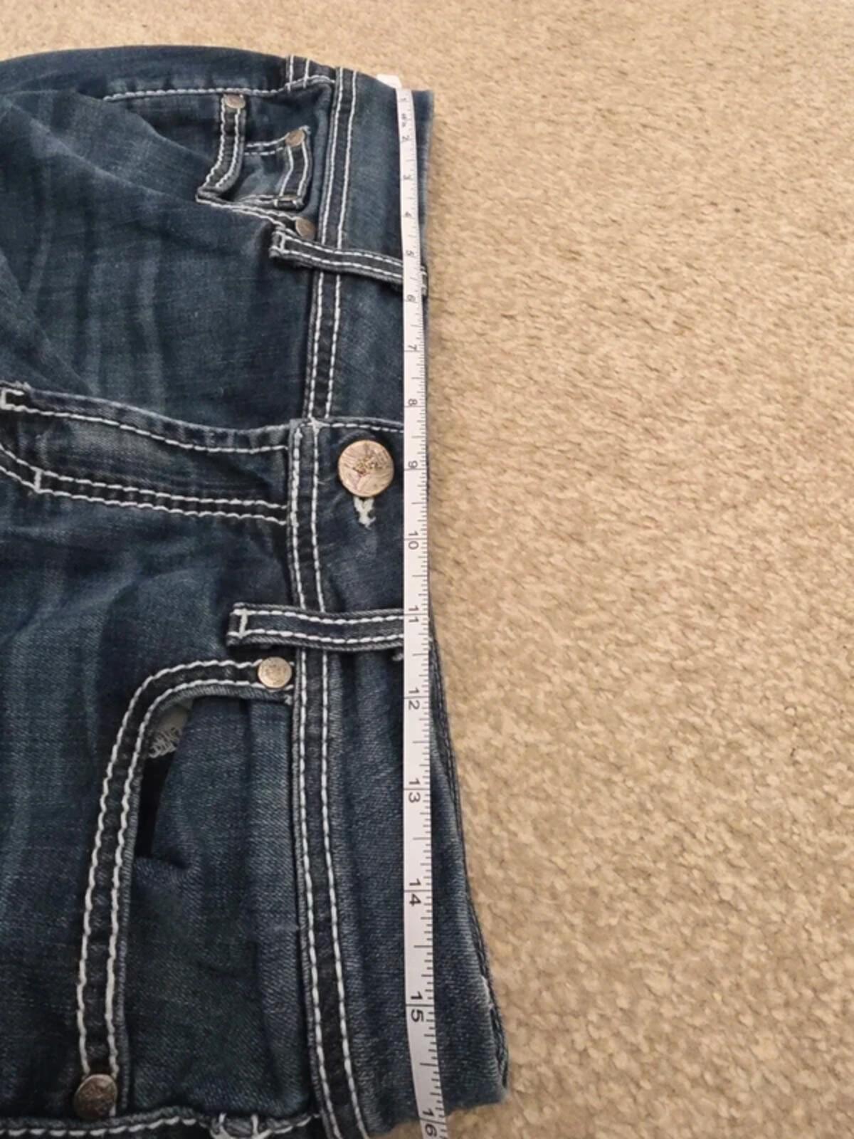 BKE Mid Rise Capri Vintage Y2K Jeans UK Size 10/12