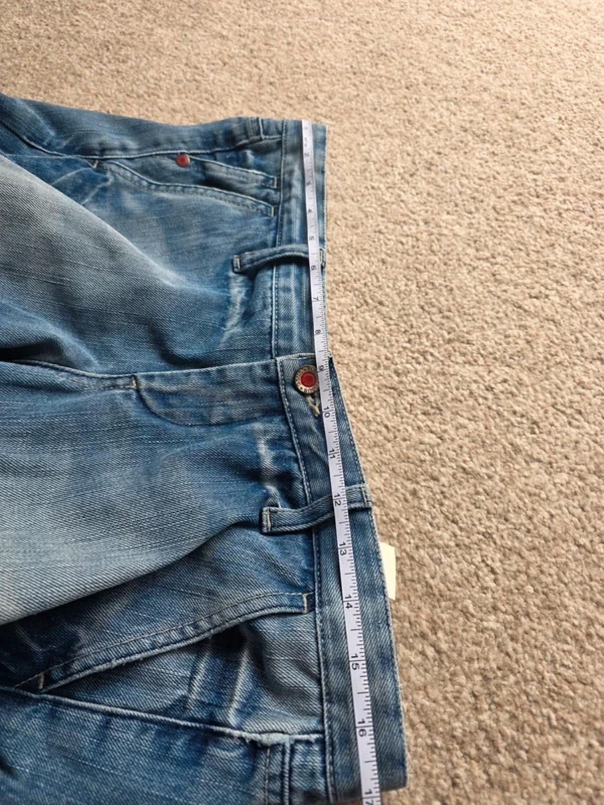Vintage Y2K Gsus Sindustries Low Rise Wide Leg Jeans UK Size 14
