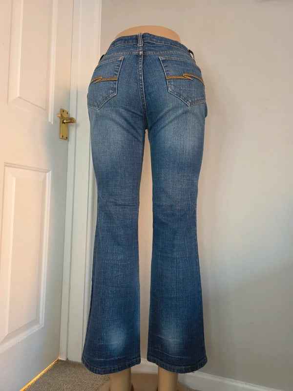 Arizona Jean Co Mid Rise Bootcut Vintage Y2K Jeans UK Size 10 Petite