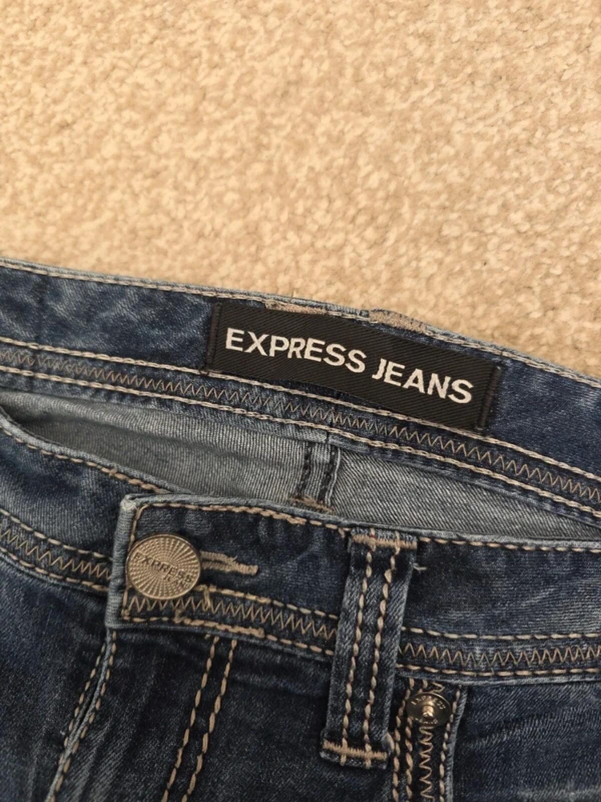 Express Low Rise Barely Bootcut Vintage Y2K Jeans UK Size 10