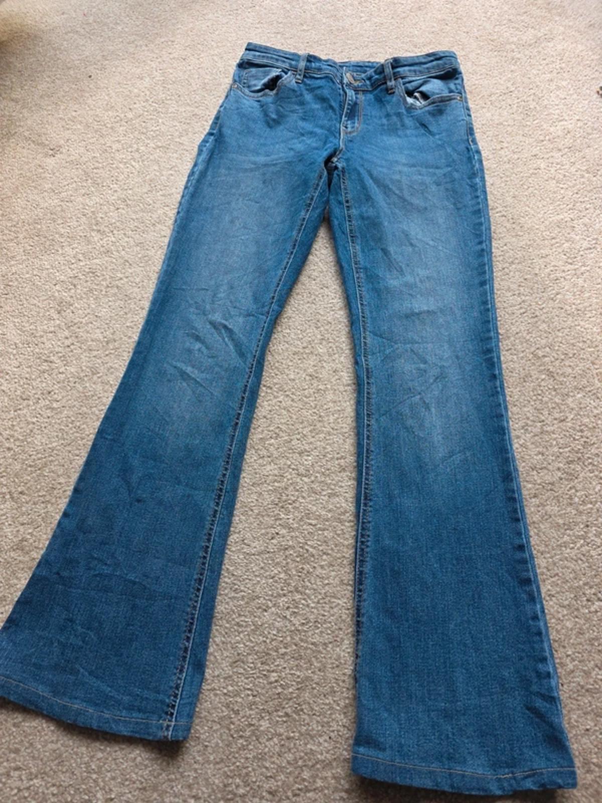 Vintage Y2K R Jeans Low Rise Bootcut Jeans UK Size 8 Petite .