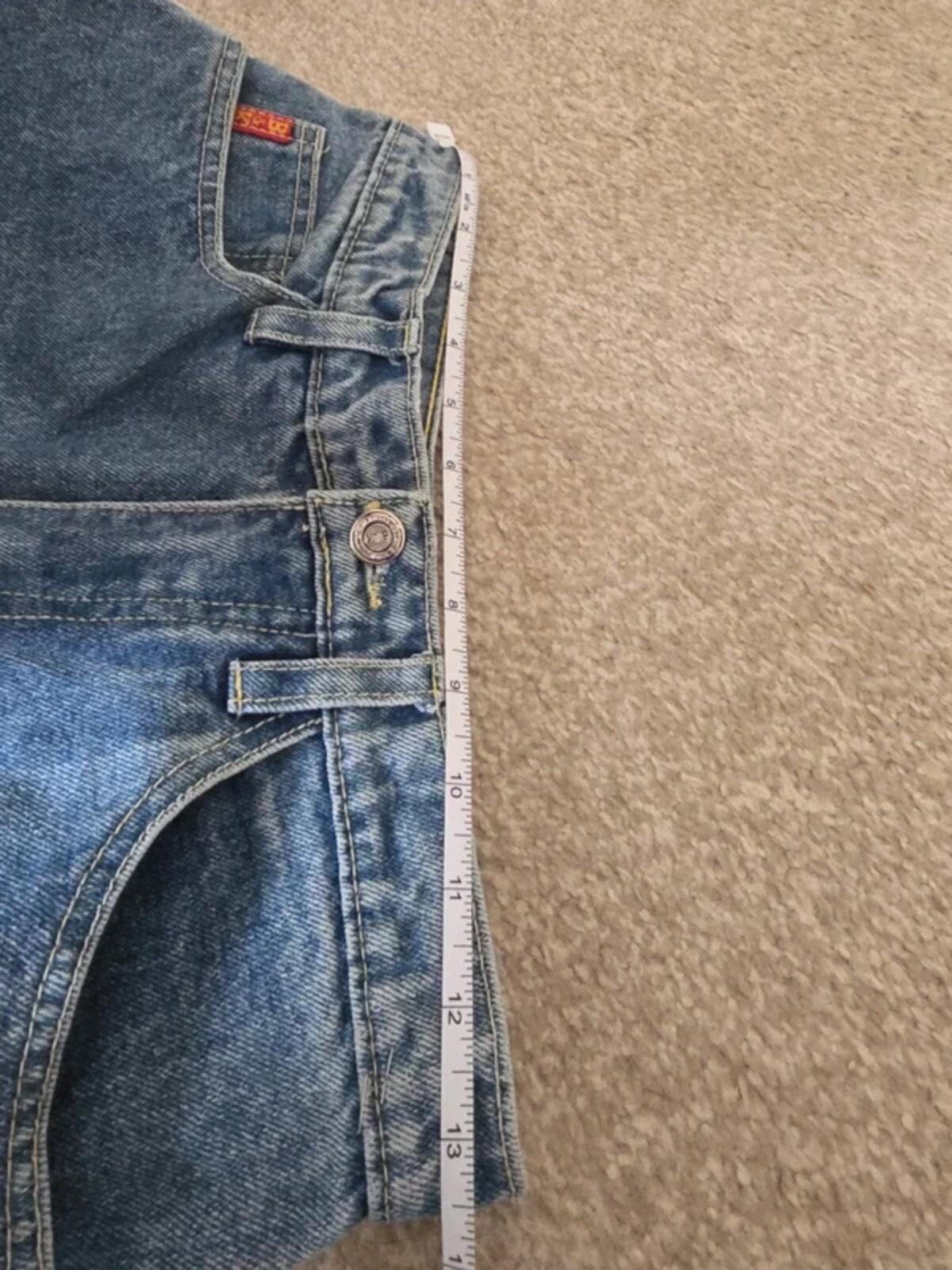 B&K High Rise Capri Vintage Y2K Jeans UK Size 6