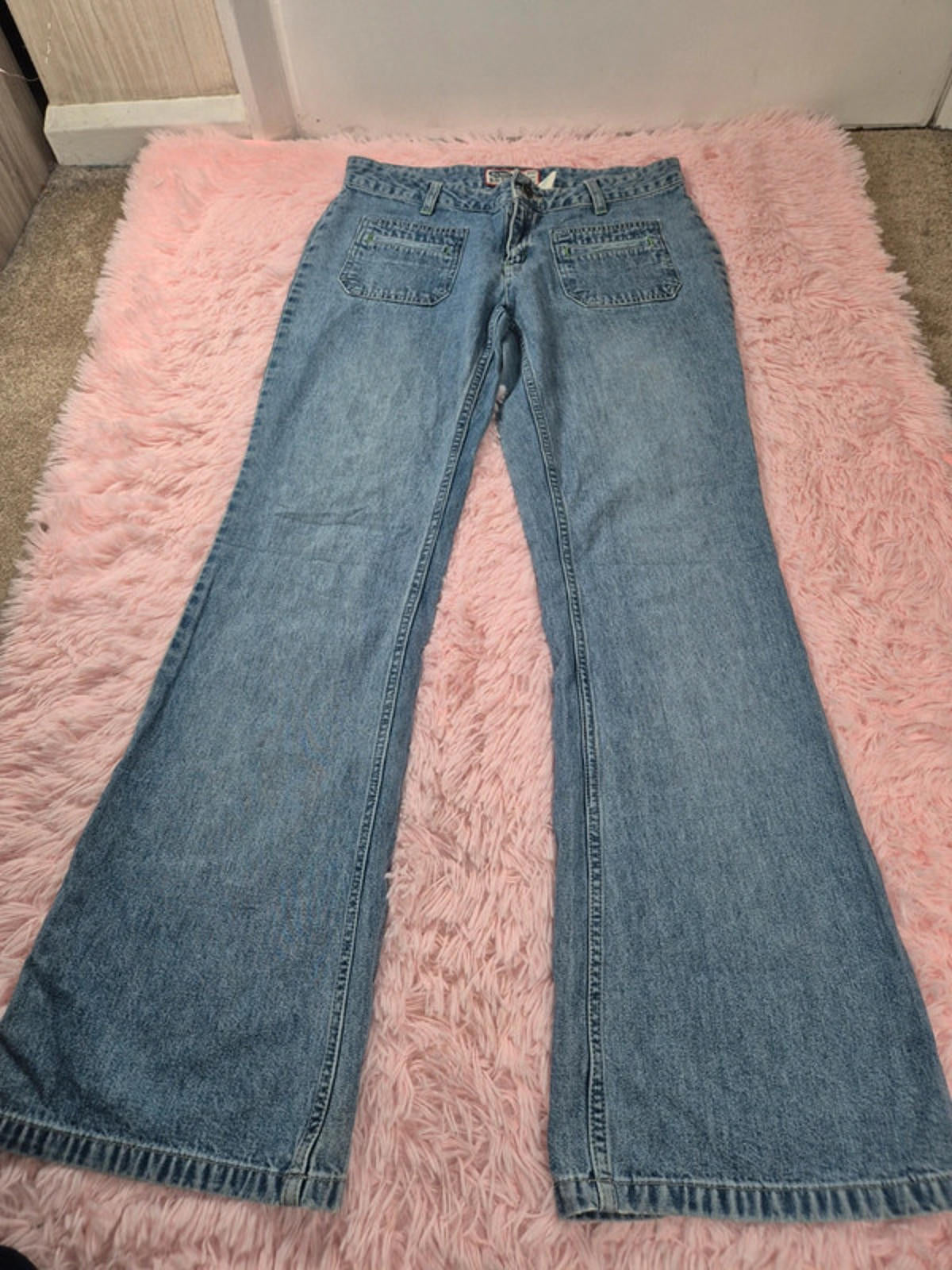 Vintage Y2K Old Navy Mid Rise Bootcut Jeans UK Size 12