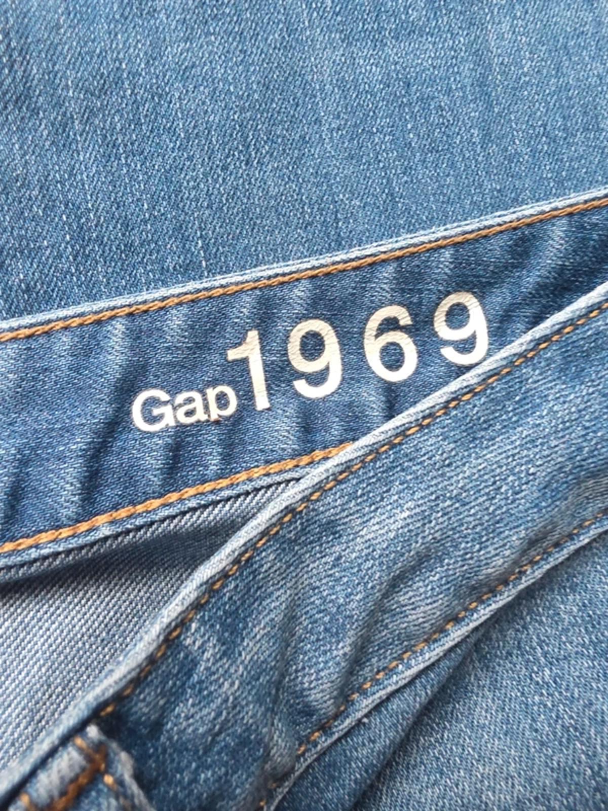 Vintage Y2K Gap 1969 Mid Rise Bootcut Jeans UK Size 12 Tall