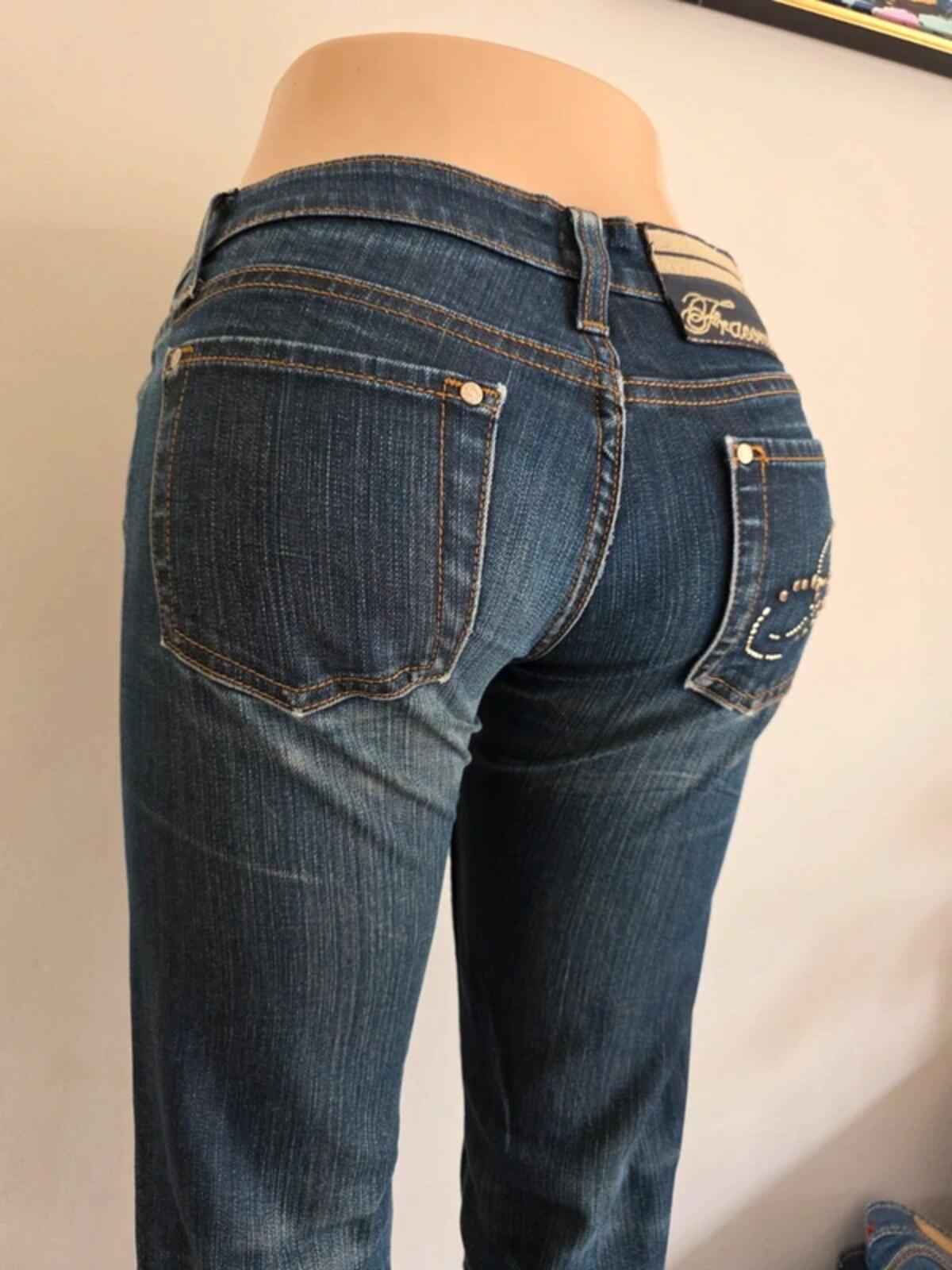 Fracomina Low Rise Straight Jeans UK Size 8