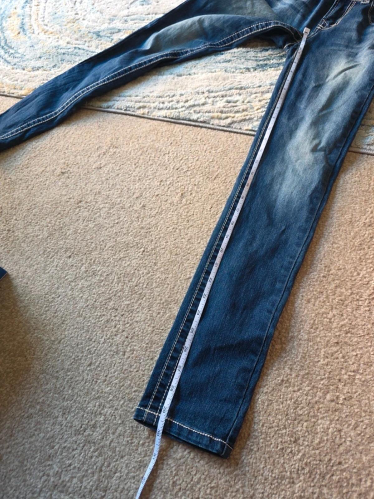 Wallflower Vintage Y2K Low Rise Bling Skinny Jeans UK Size 4