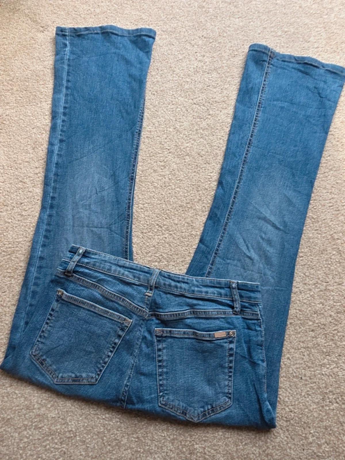 Vintage Y2K R Jeans Low Rise Bootcut Jeans UK Size 8 Petite .