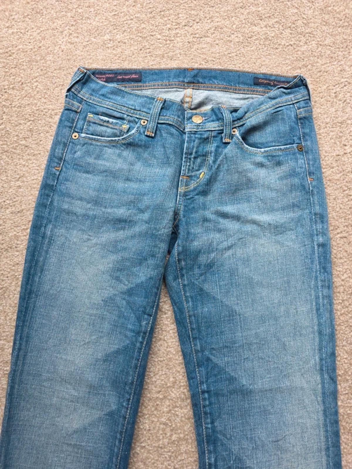 Vintage Y2K Citizens of Humanity Low Rise Flared Jeans UK Size 8 Petite