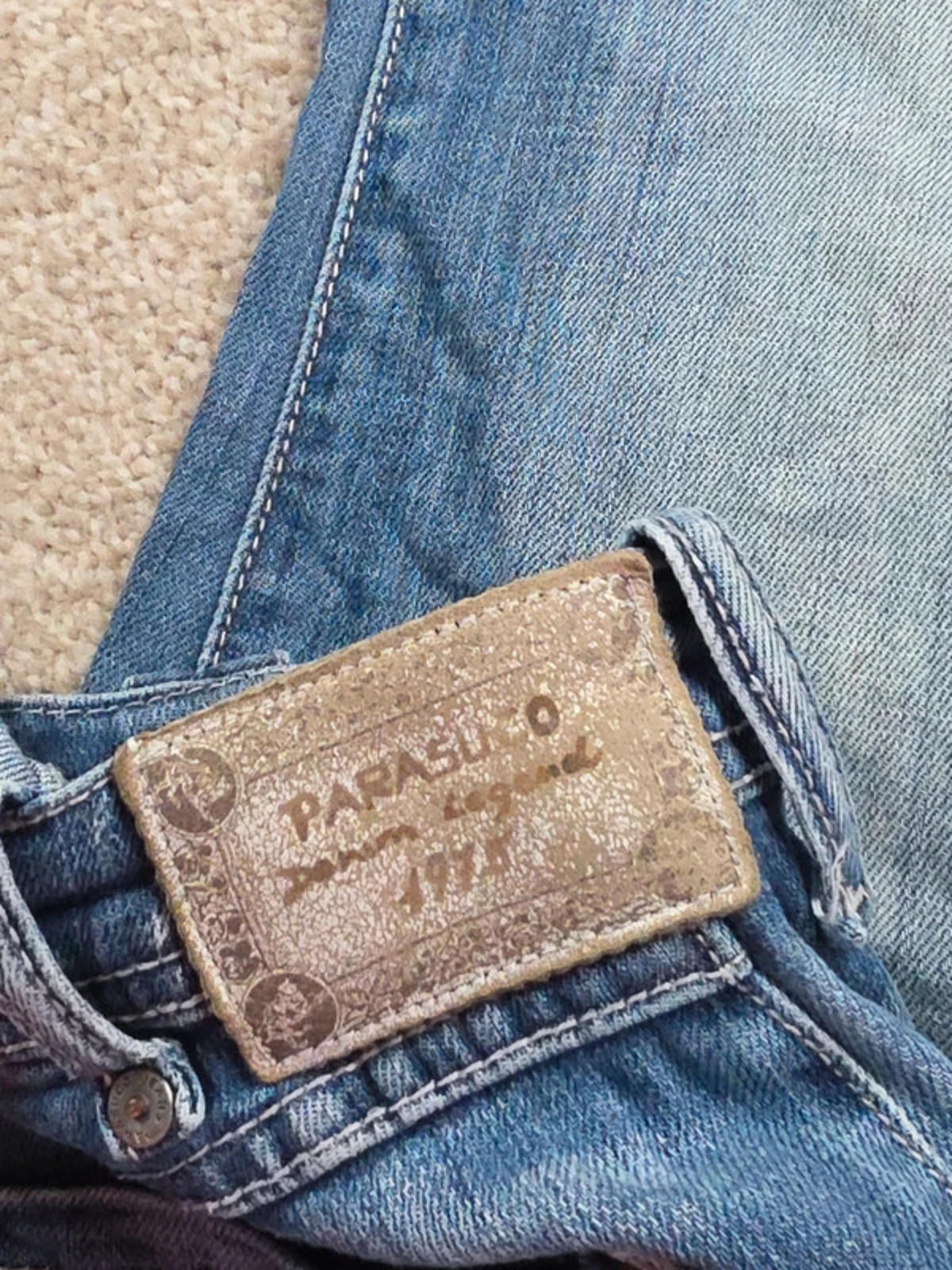 Vintage Y2K Parasuco Super Low Rise Bootcut Jeans UK Size 8