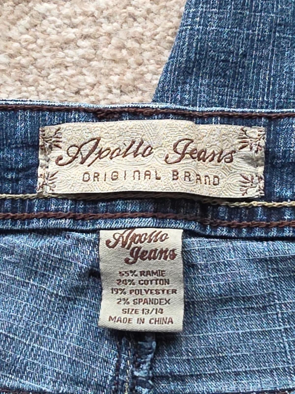 Vintage Y2K Apollo Jeans Mid Rise Slim Jeans UK Size 16
