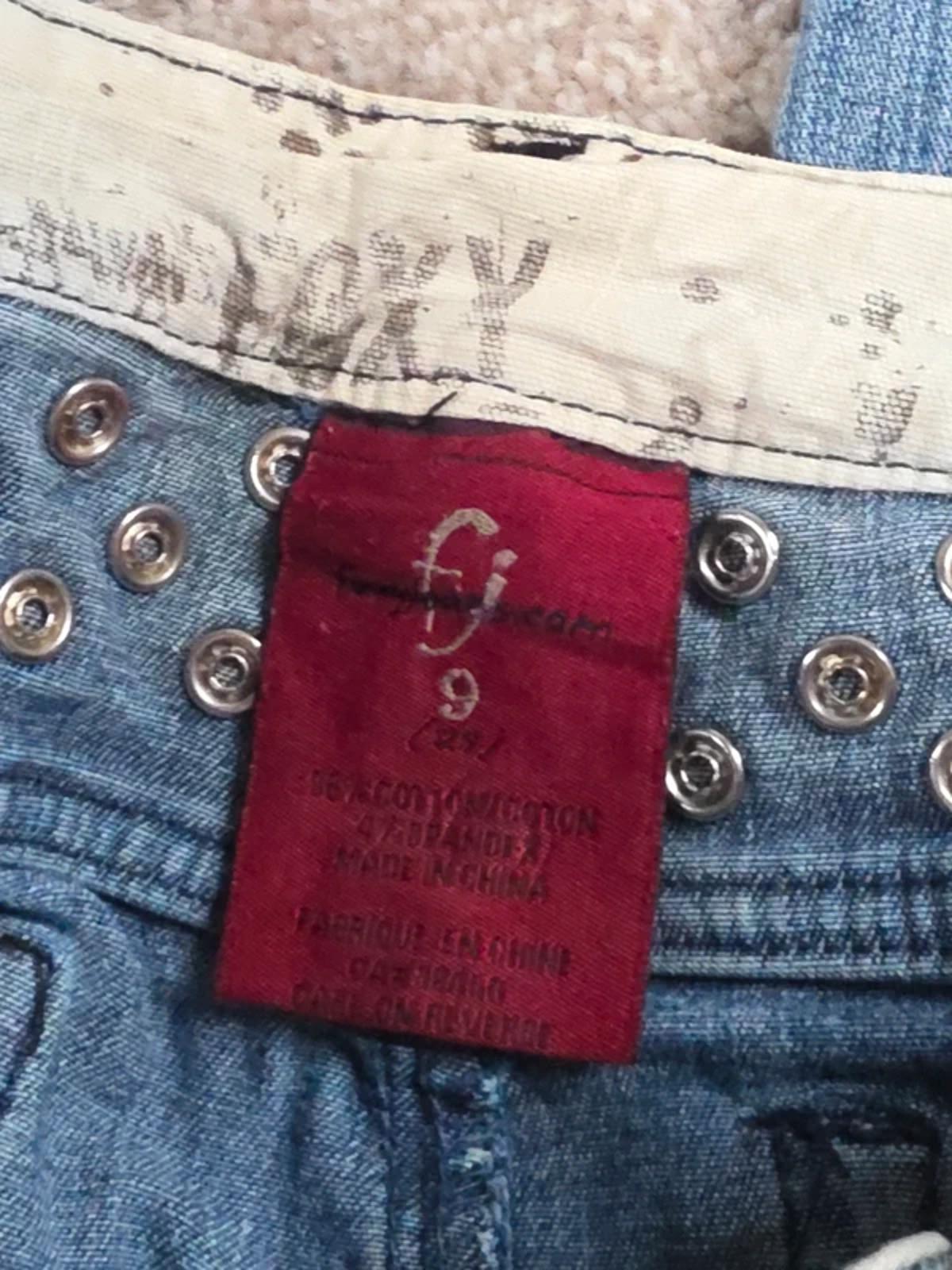 Y2K Foxy Low Rise Bootcut Jeans UK Size 10