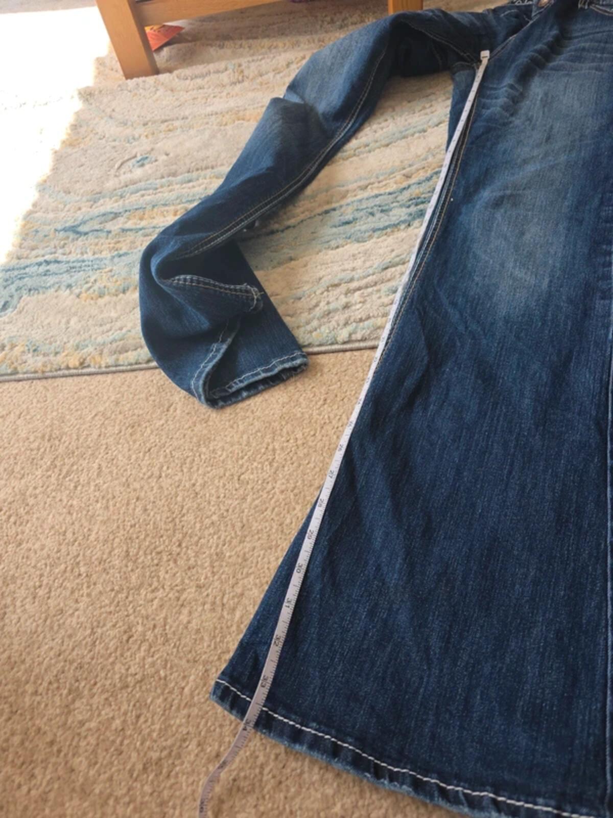 Vanity Low Rise Bootcut Vintage Y2K Jeans UK Size 8/10 Tall