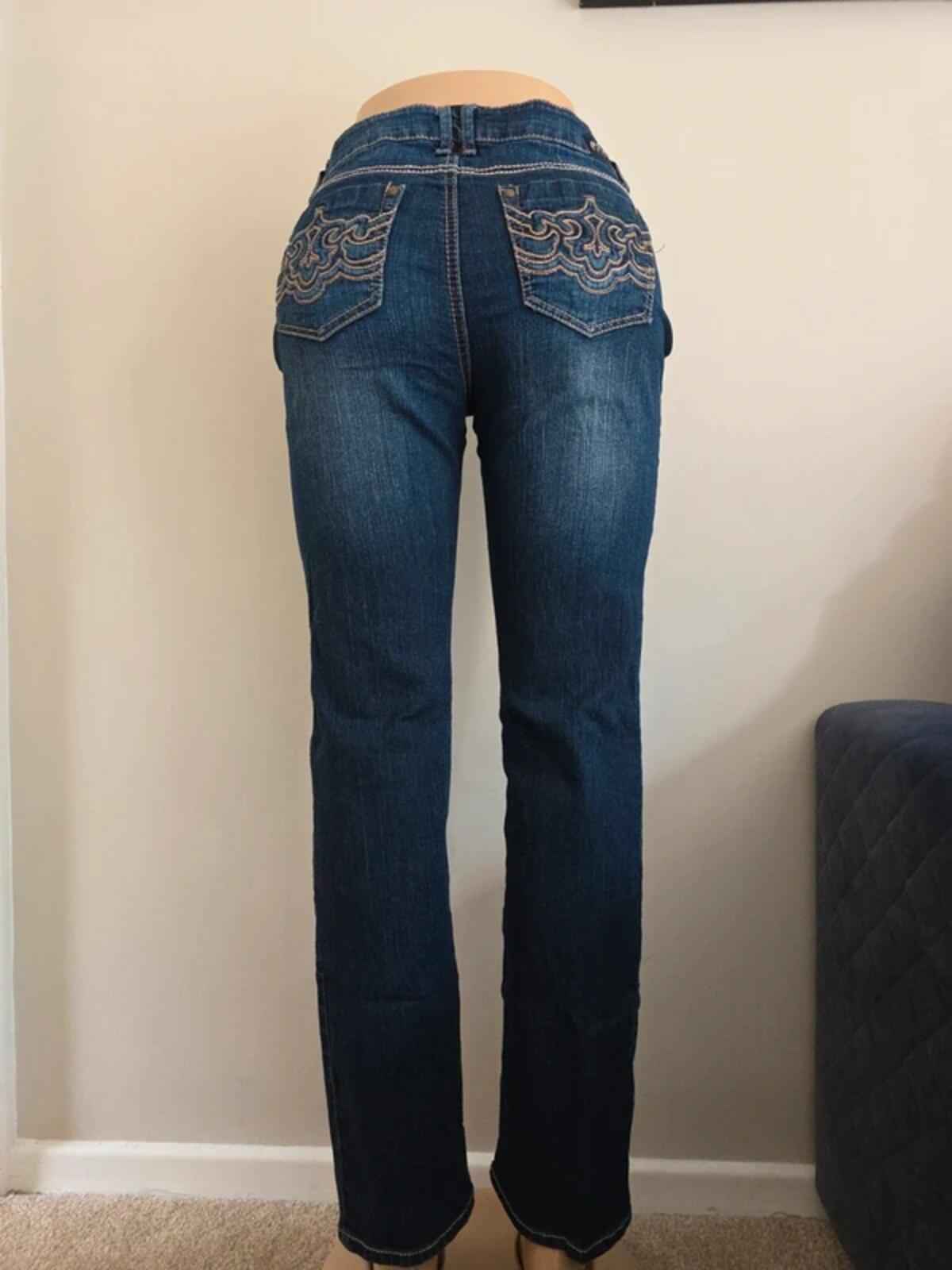 Beau Dawson Vintage Y2K Mid Rise Straight Jeans UK Size 10