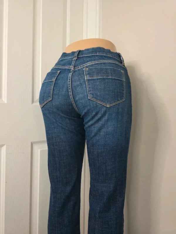 Old Navy Mid Rise Bootcut Vintage Y2K Jeans UK Size 8 Tall