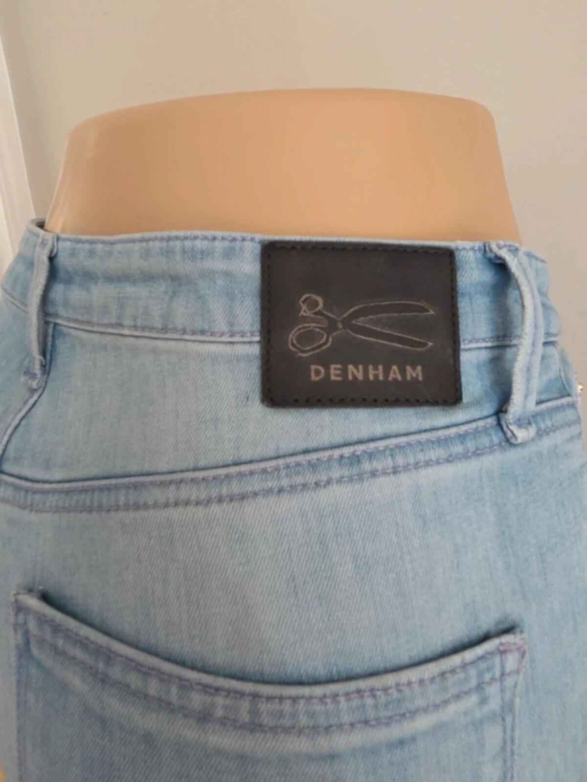 Denham High Rise Flared Jeans UK Size 8