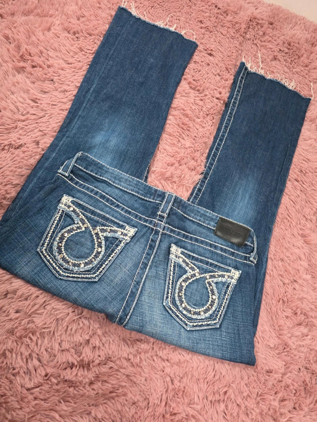 Vintage Y2K Big Star New Hazel Boot Low Rise Bootcut Jeans UK size 12 Petite