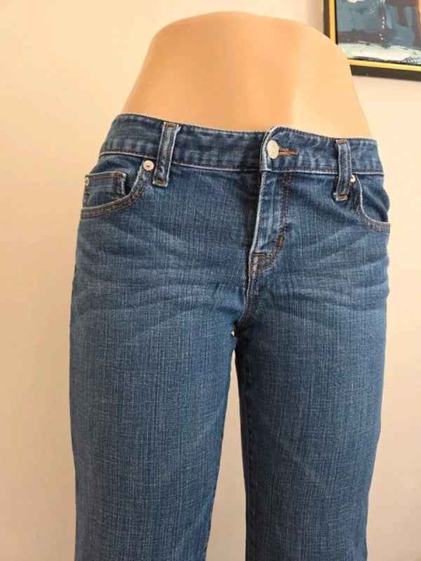 Vintage Y2K Banana Republic Low Rise Bootcut Jeans UK Size 8 Petite