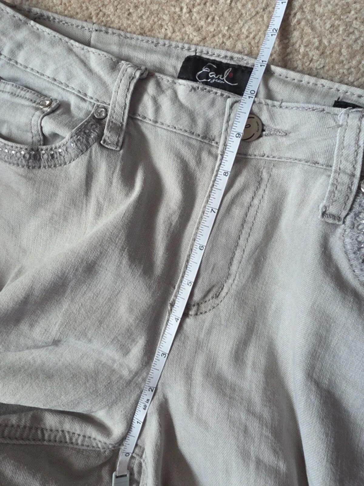 Vintage Y2K Earl Jeans Mid Rise Embroidered Bootcut Jeans UK Size 14