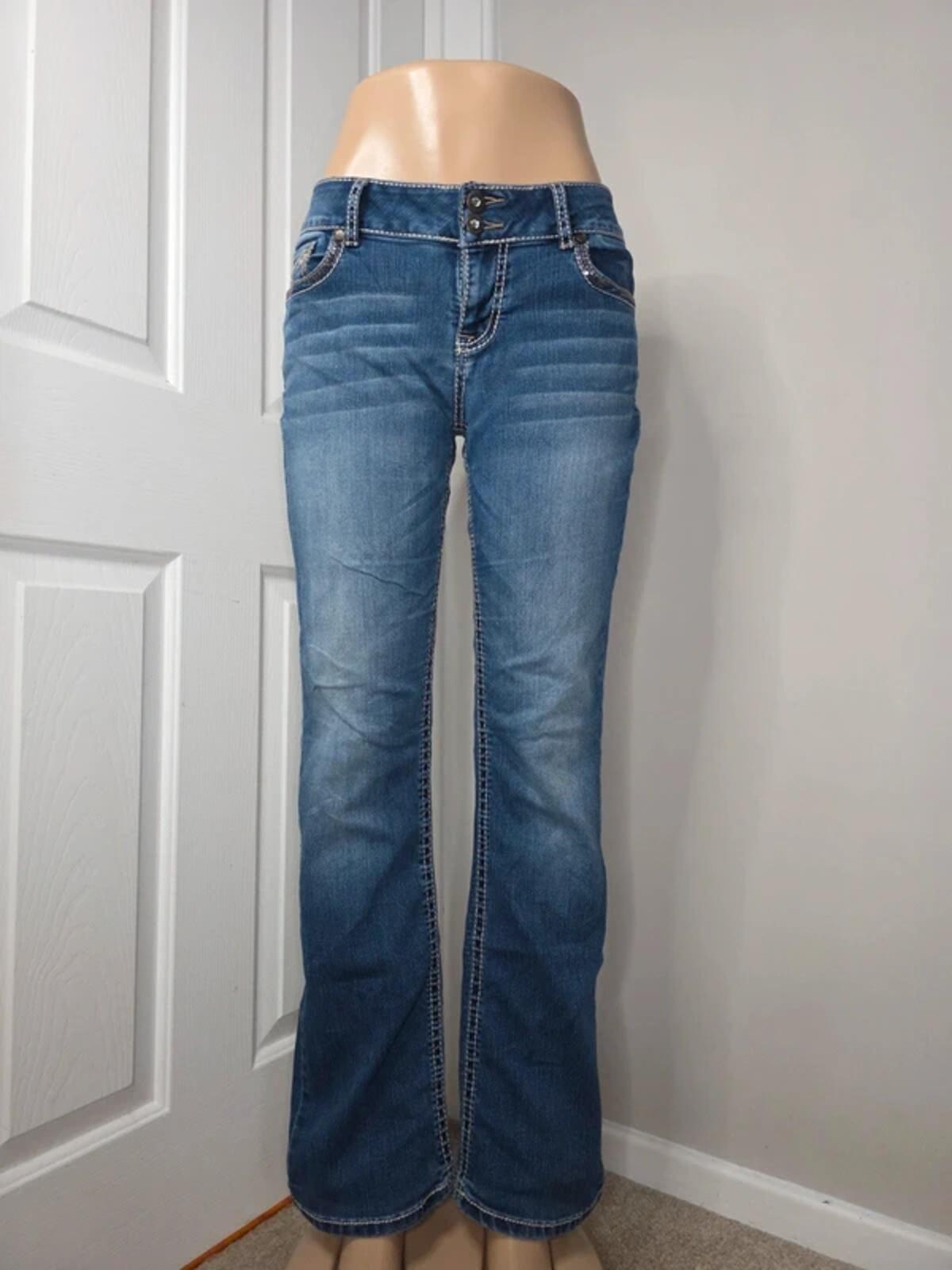 Maurices Low Rise Bootcut Jeans UK Size 10/12 Vintage Y2K