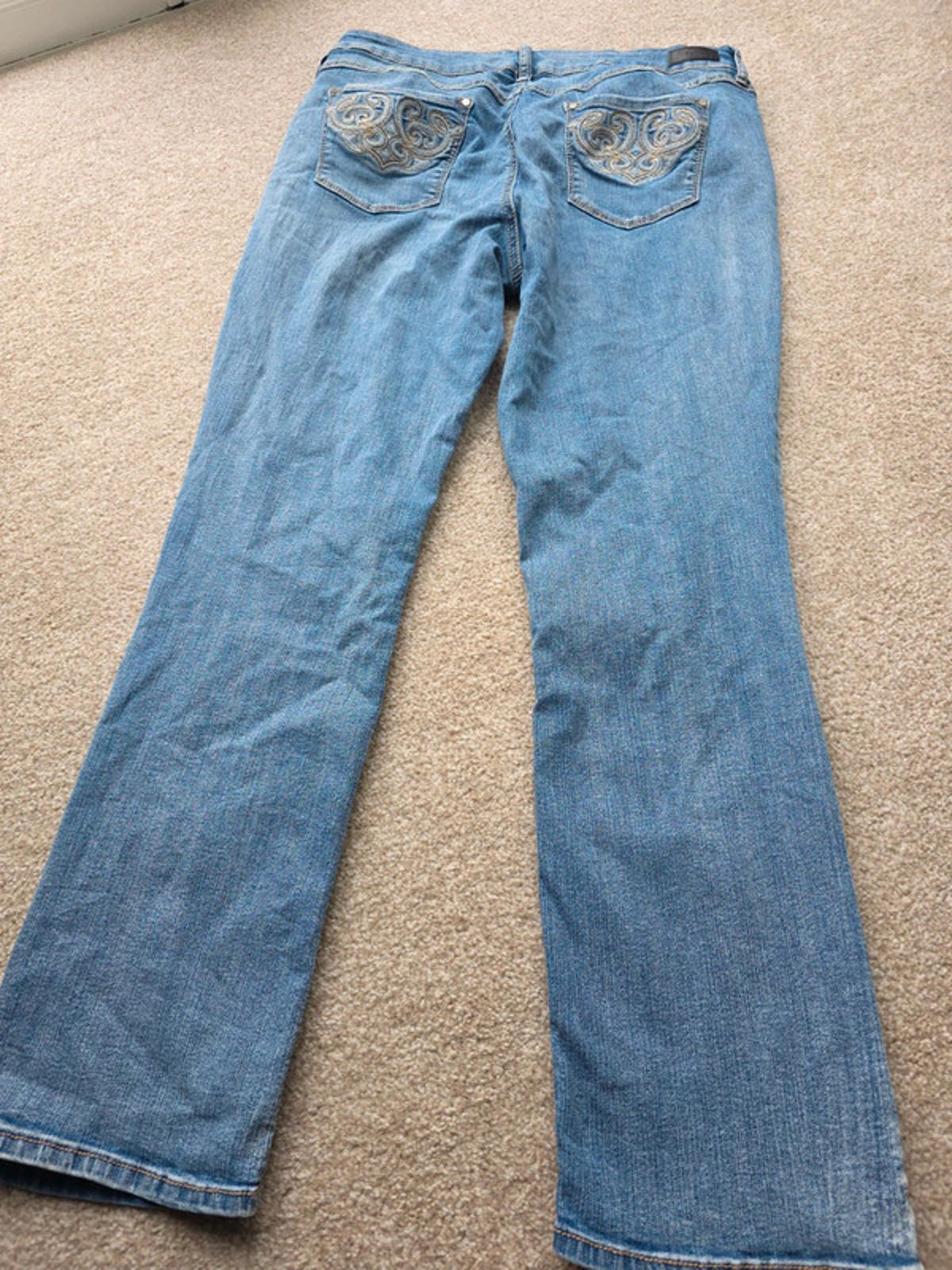 Vintage Y2K Natural Reflections Jeans Mid Rise Flare size 18