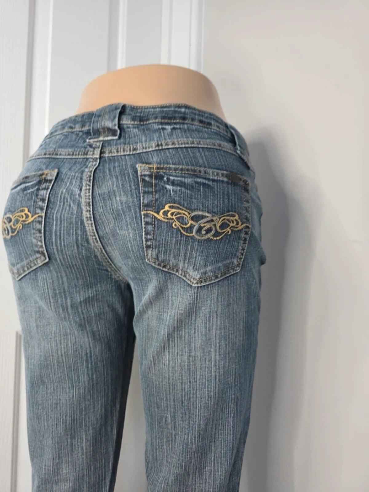 Candie's Low Rise Skinny Vintage Y2K Jeans UK Size 10 Petite