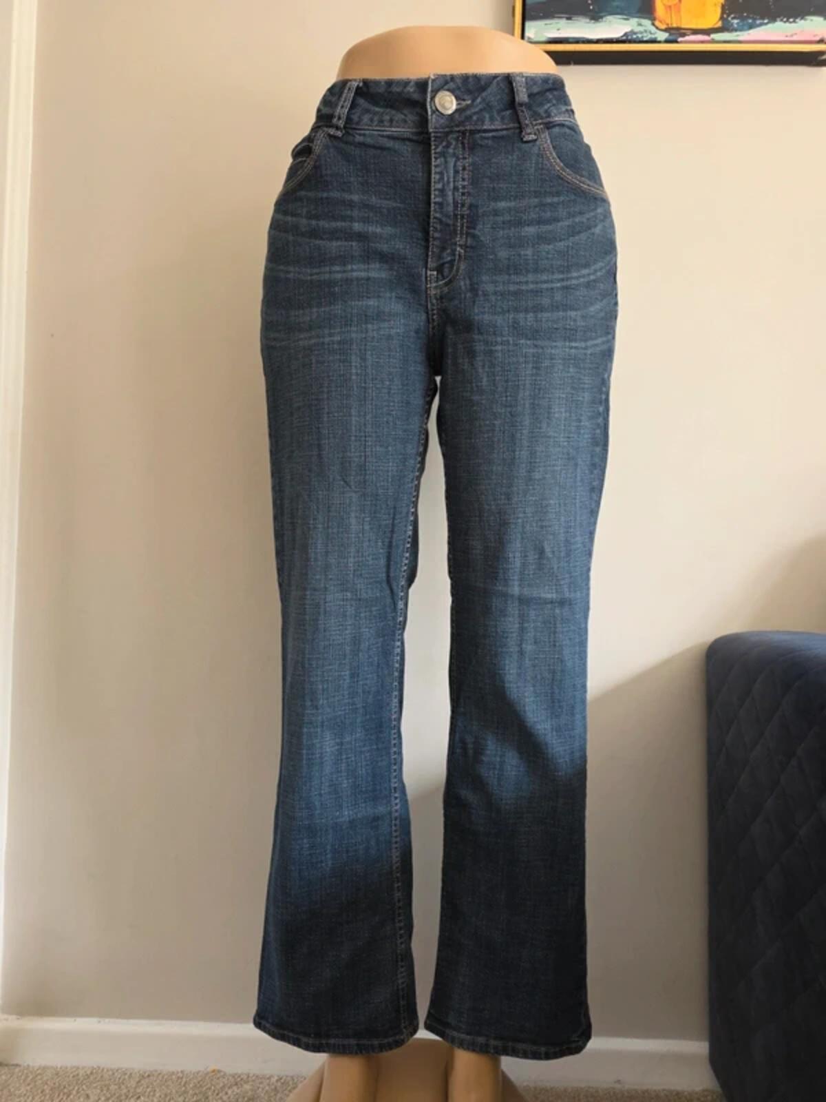 Lee High Rise Bootcut Vintage Y2K Jeans UK Size 14 Petite