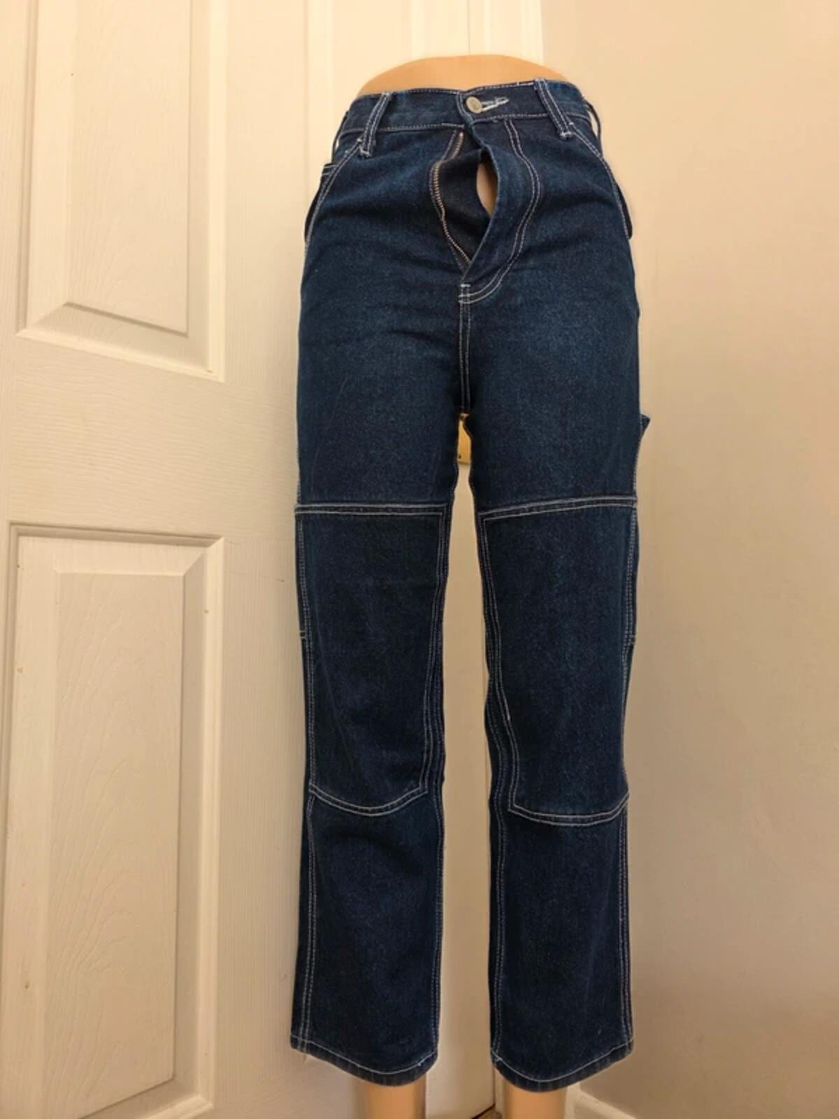 J. GALT High Rise Carpenter Vintage Y2K Jeans UK Size 4/6 Petite
