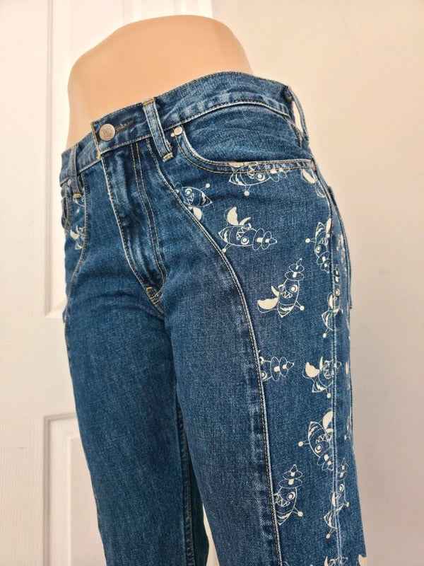 Vintage Y2K Billionaire Boys Club Mid Rise Straight Jeans UK Size 8/10