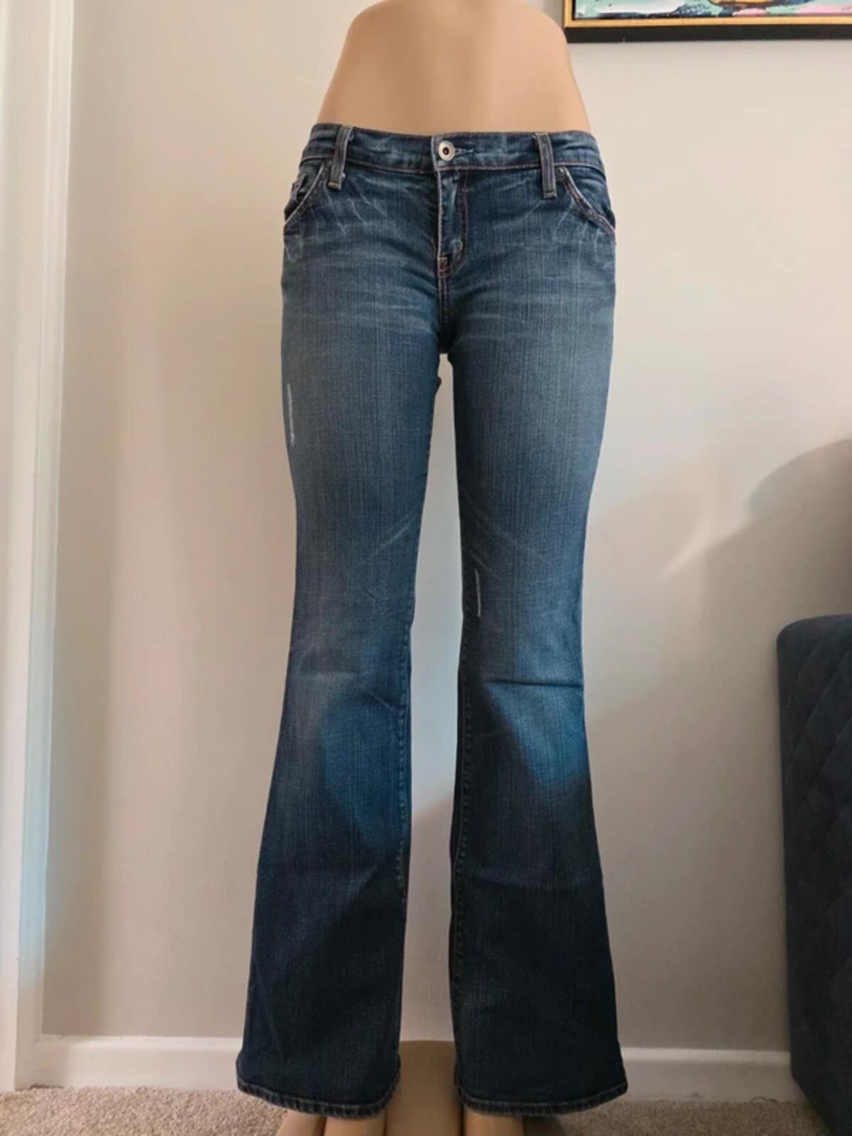 X2 Low Rise Bootcut Vintage Y2K Jeans UK Size 6/8