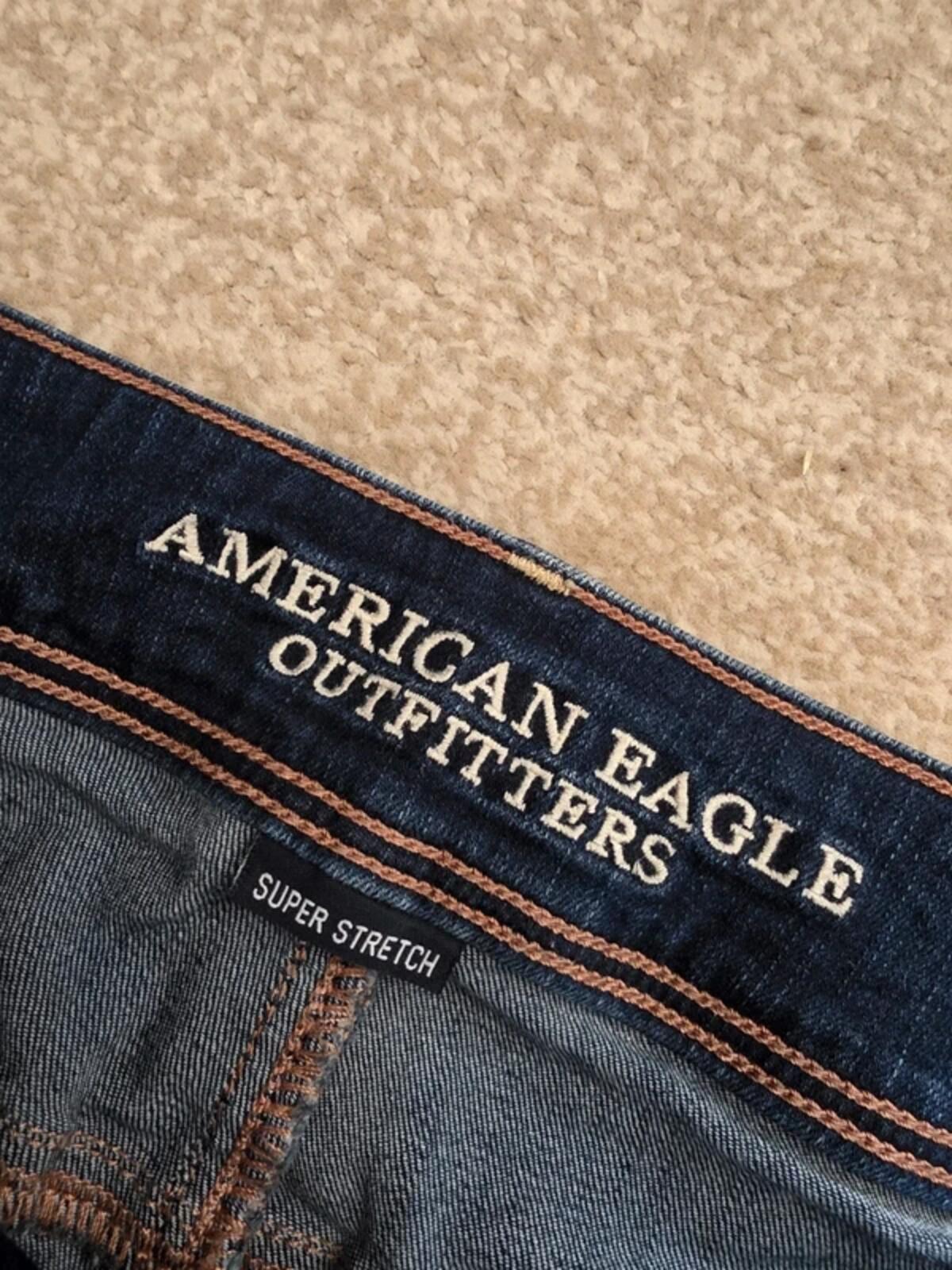 Vintage Y2K American Eagle Low Rise Bootcut Jeans UK Size 8