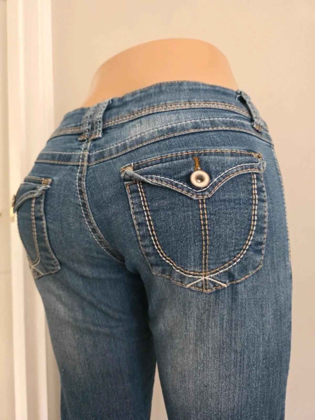 No Boundaries Low Rise Bootcut Vintage Y2K Jeans UK Size 8