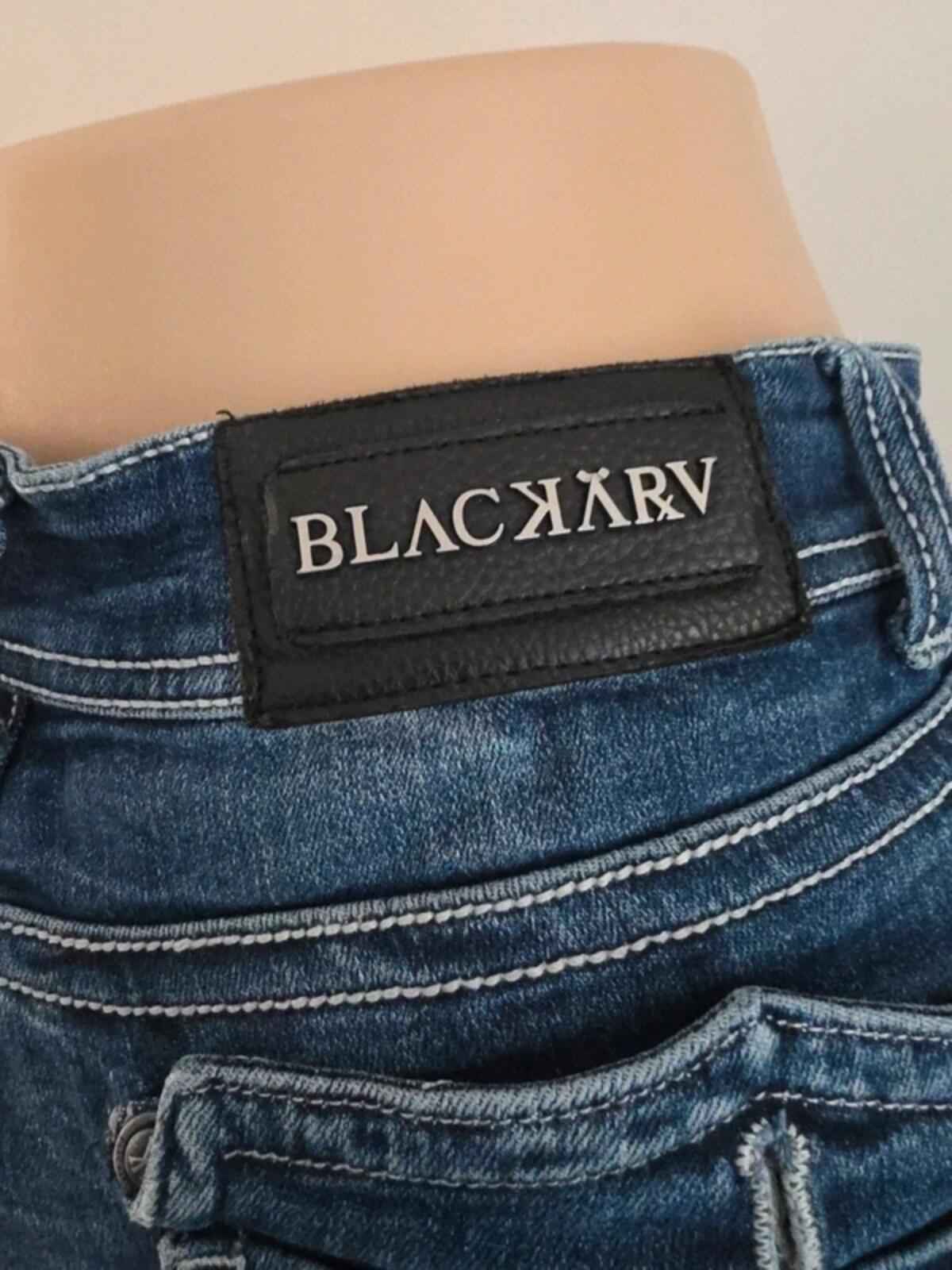Blackarv Mid Rise Straight Vintage Y2K Jeans UK Size 10