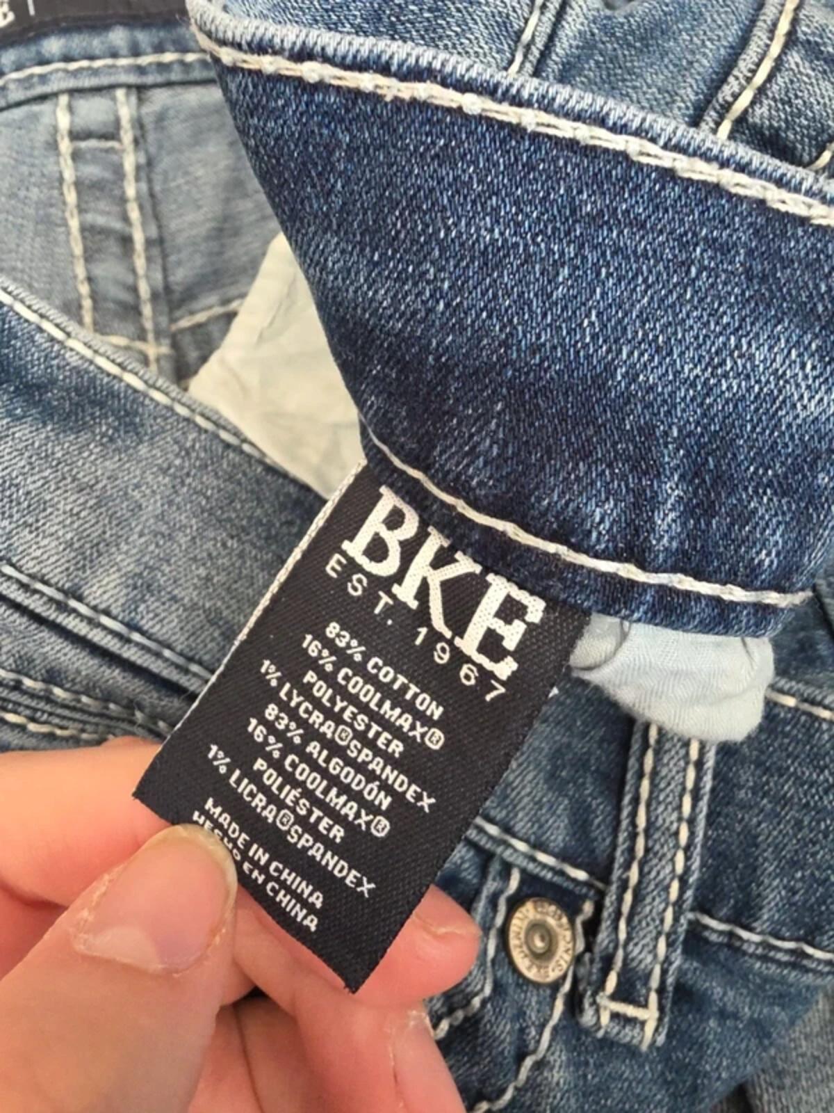 BKE Mid Rise Bootcut Vintage Y2K Jeans UK Size 16 Tall