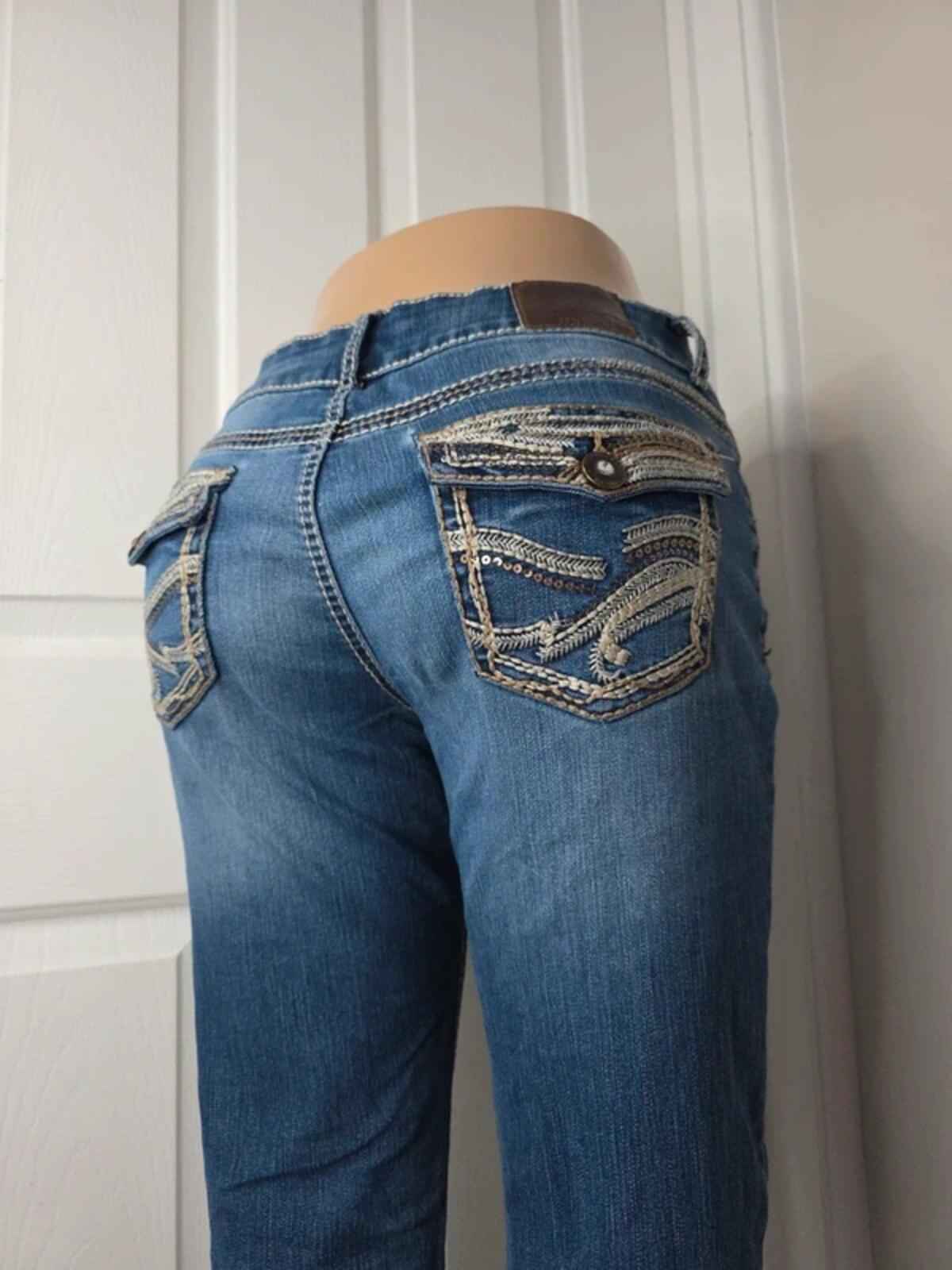 Maurices Low Rise Bootcut Jeans UK Size 10/12 Vintage Y2K