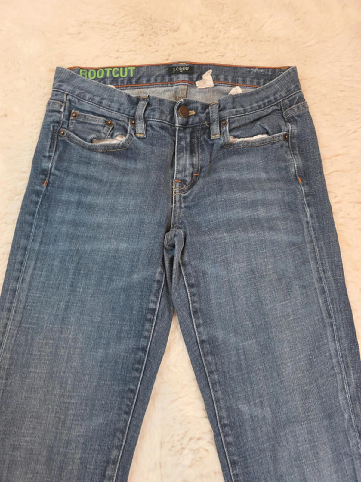 Vintage Y2K J.Crew Low Rise Bootcut Jeans UK Size 8