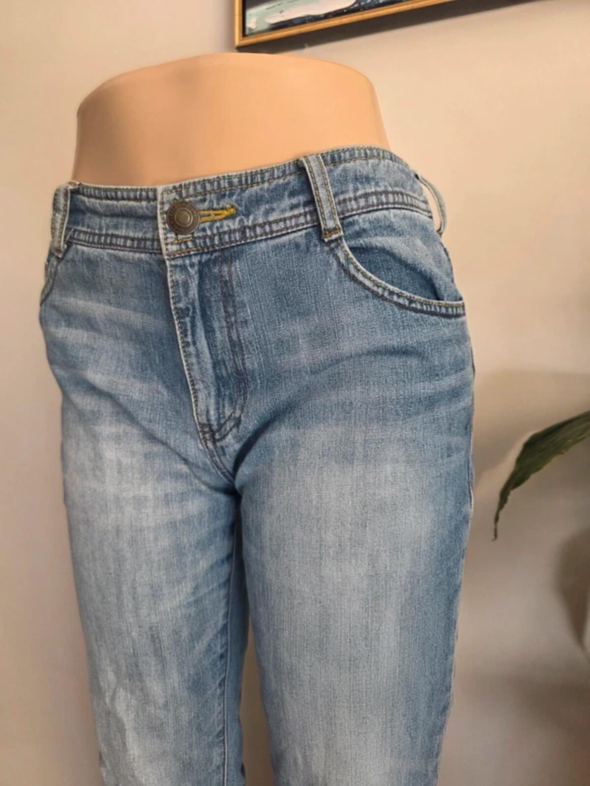 World Jeans International Mid Rise Capri Jeans UK Size 10