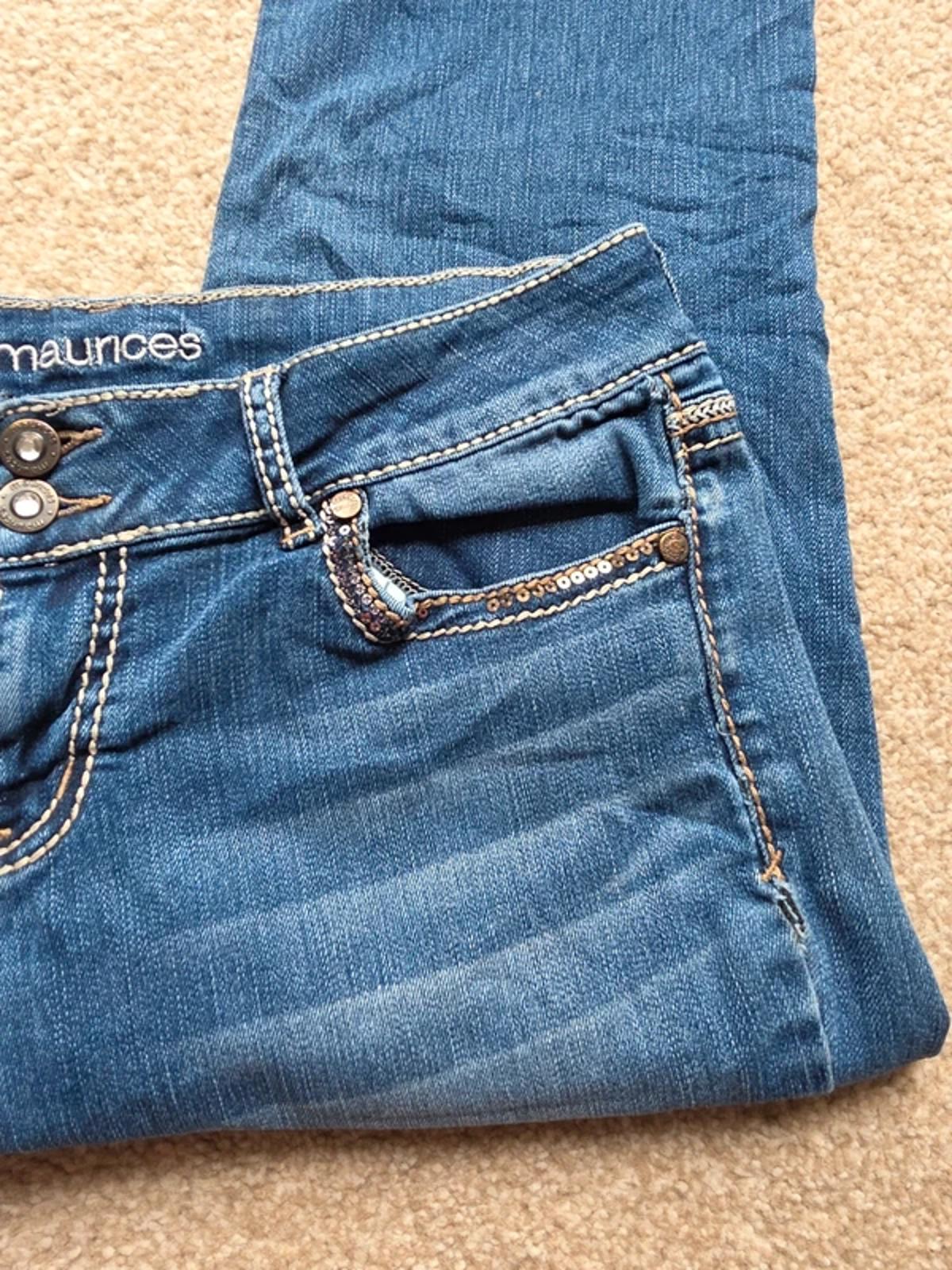 Vintage Y2K Maurices Mid Rise Bootcut Jeans UK Size 12