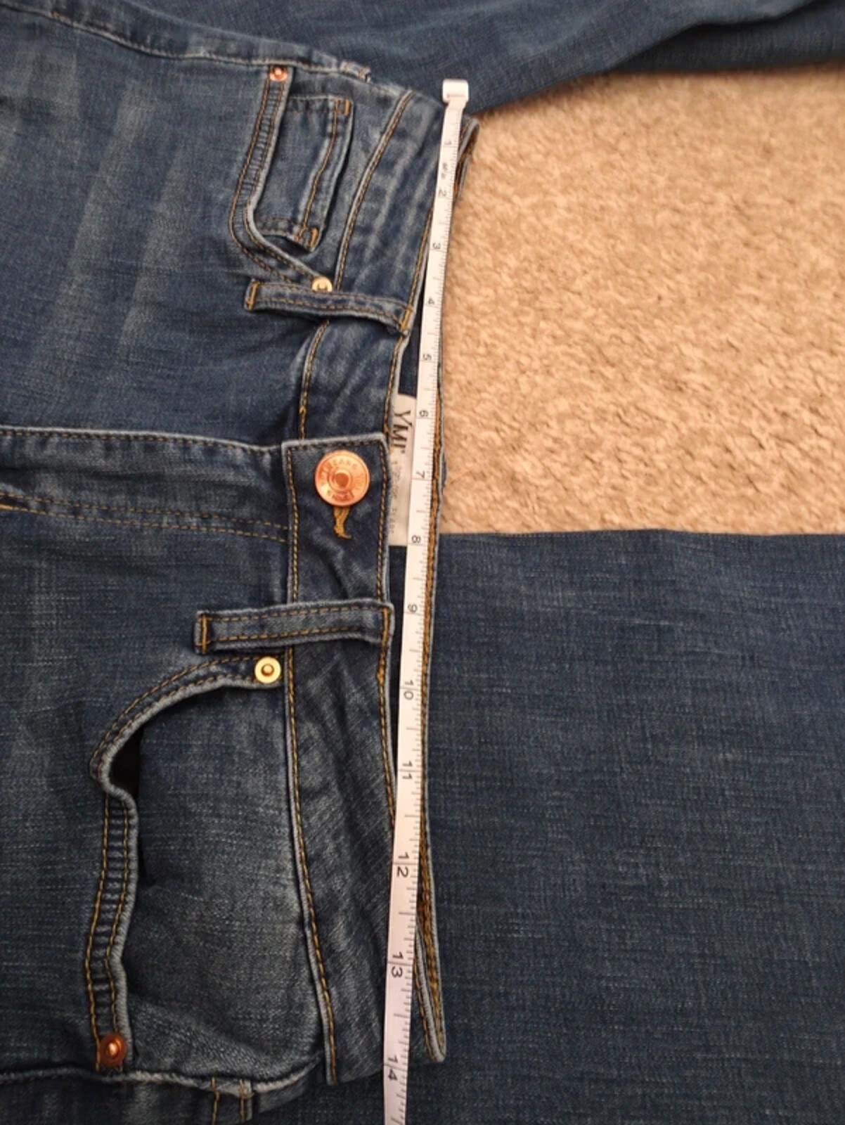 YMI High Rise Flared Vintage Y2K Jeans UK Size 8 Tall