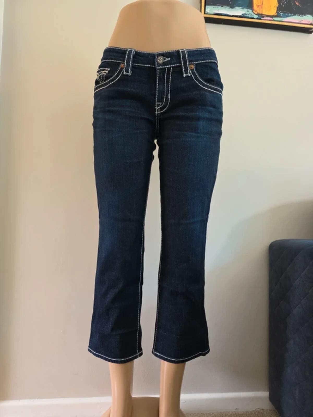 Big Star Low Rise Capri Vintage Y2K Jeans UK Size 8/10