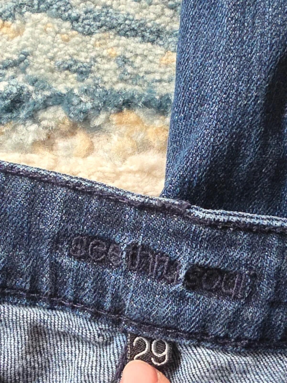 See Thru Soul Low Rise Flared Vintage Y2K Jeans UK Size 8