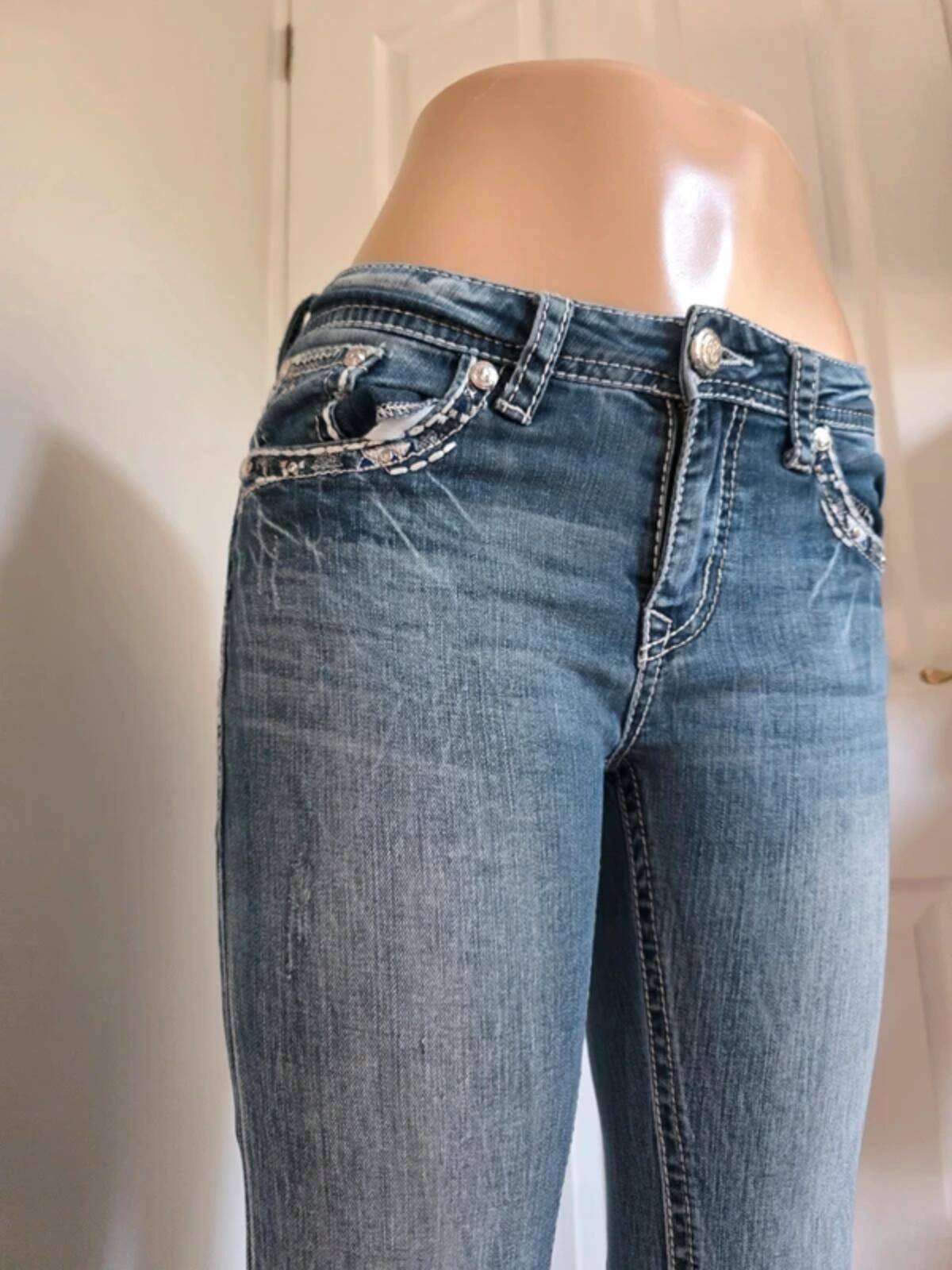 Grace in LA Mid Rise Bootcut Vintage Y2K Jeans UK Size 8 Tall