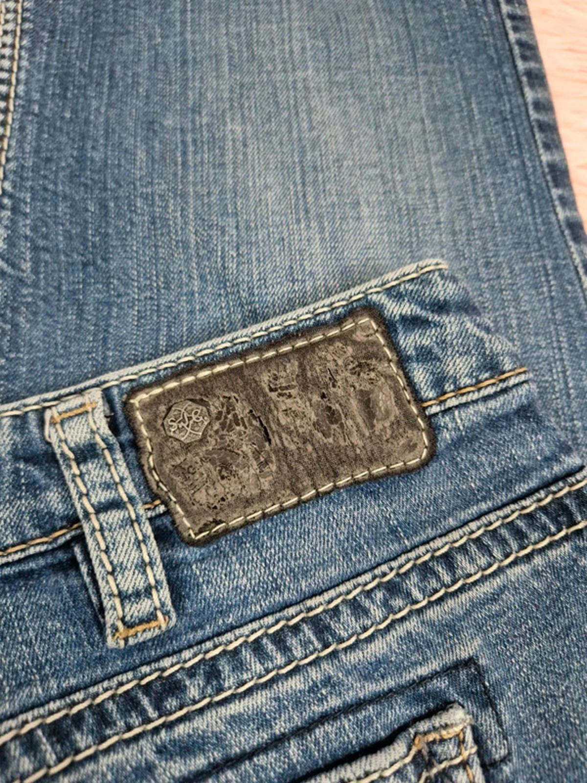 Vintage Y2K Classic Stretch Mid Rise Straight Jeans UK size 14 Petite