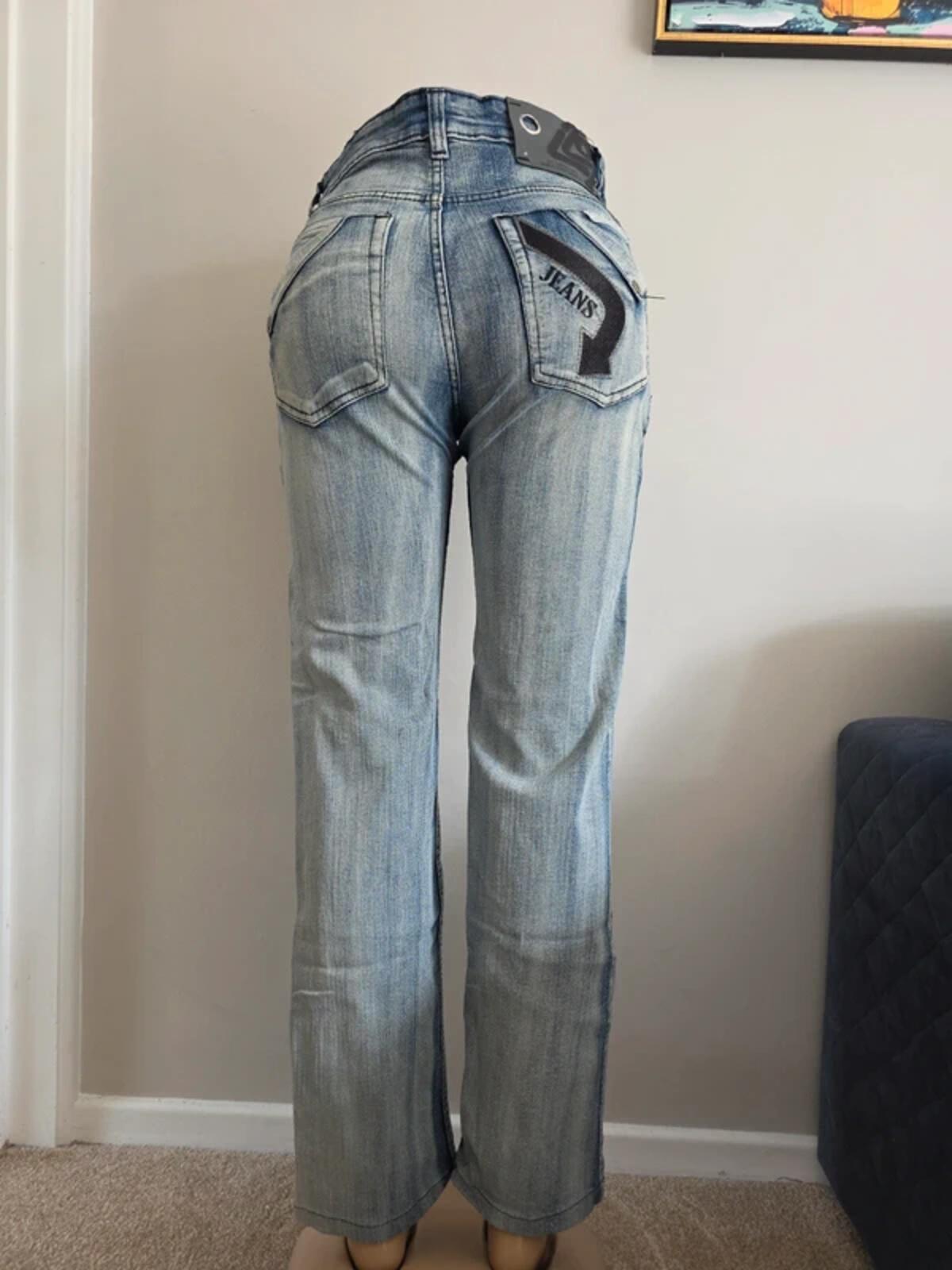 Lot29 High Waist Straight Relaxed Vintage Y2K Jeans UK Size 10