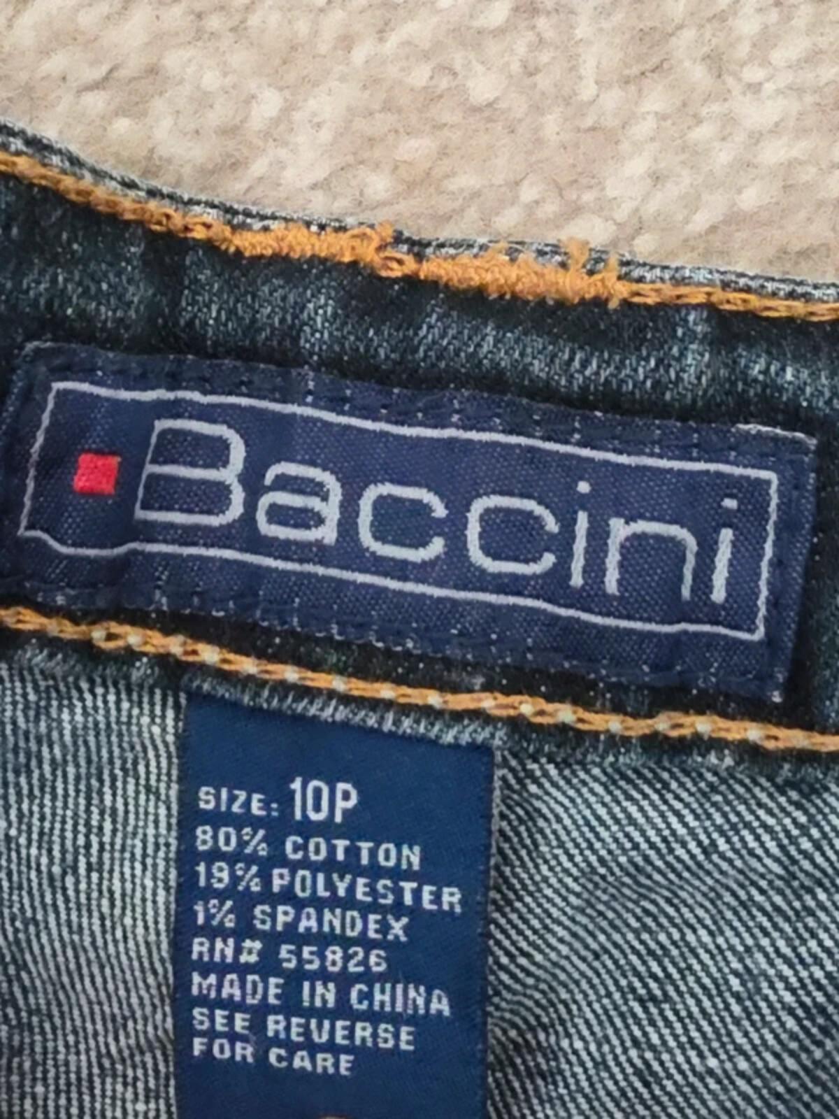 Baccini Mid Rise Wide Leg Vintage Y2K Jeans UK Size 10 Petite