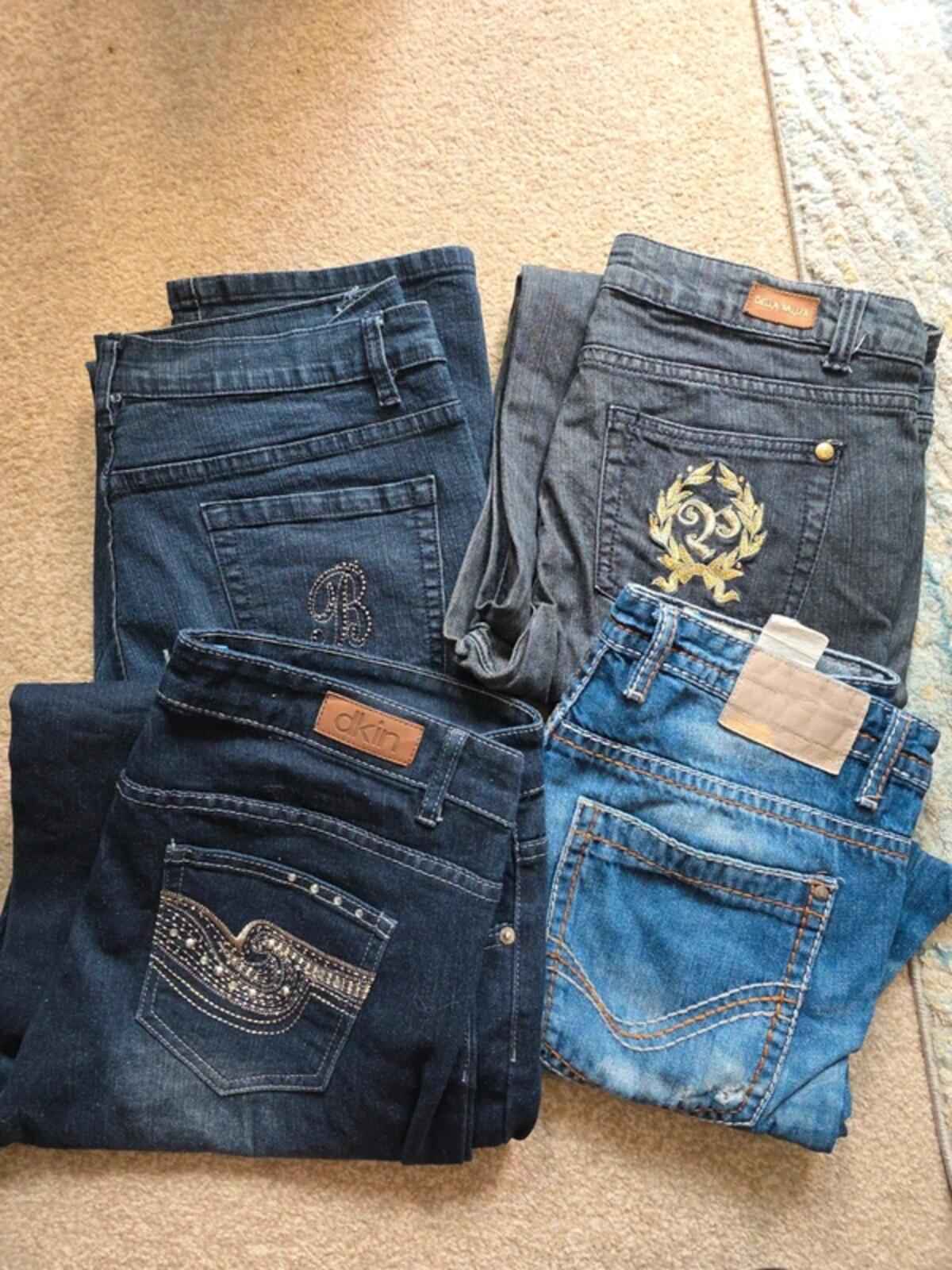 Vintage Y2K Jeans Bundle UK Sizes 12-16